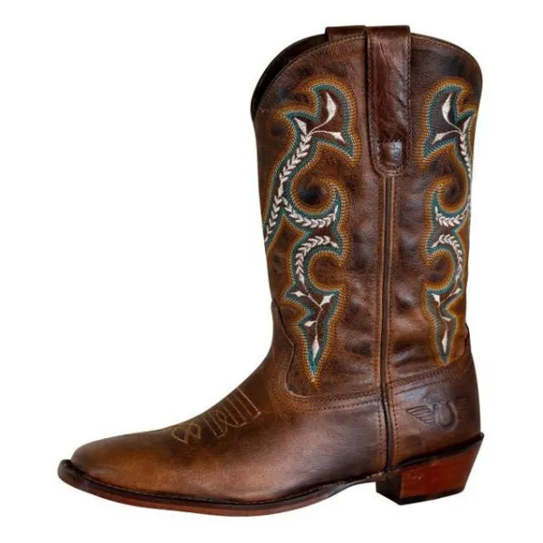 Traditional Tapered Toe Men's Western Boots