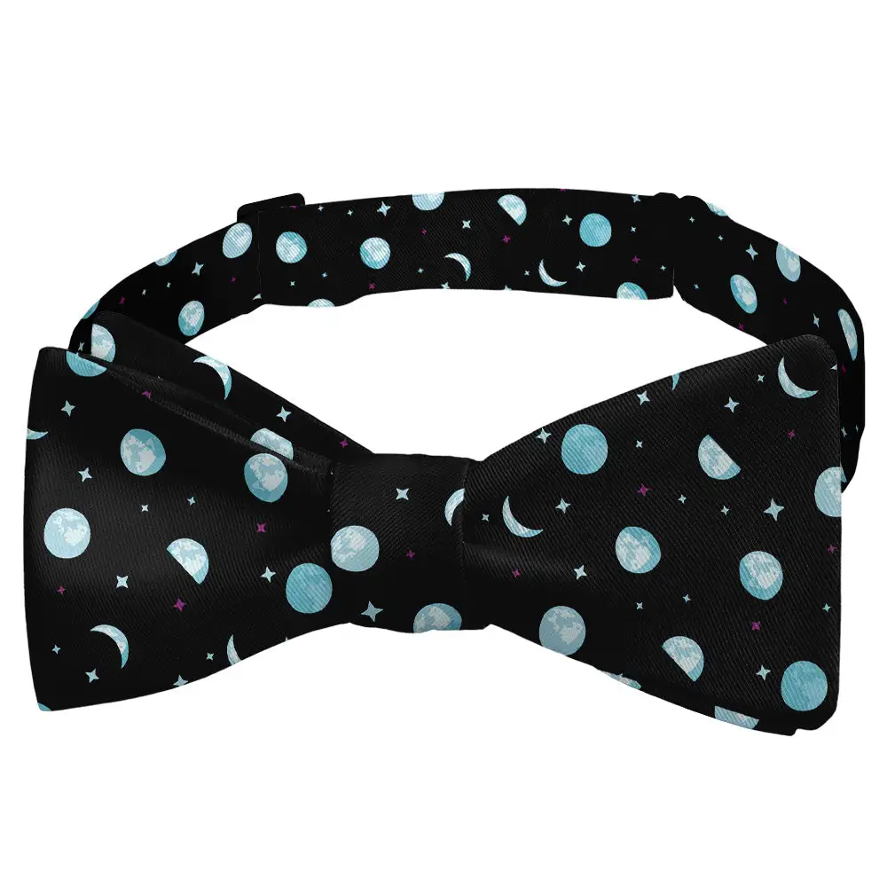 Mini Moons Space Theme Bow Tie