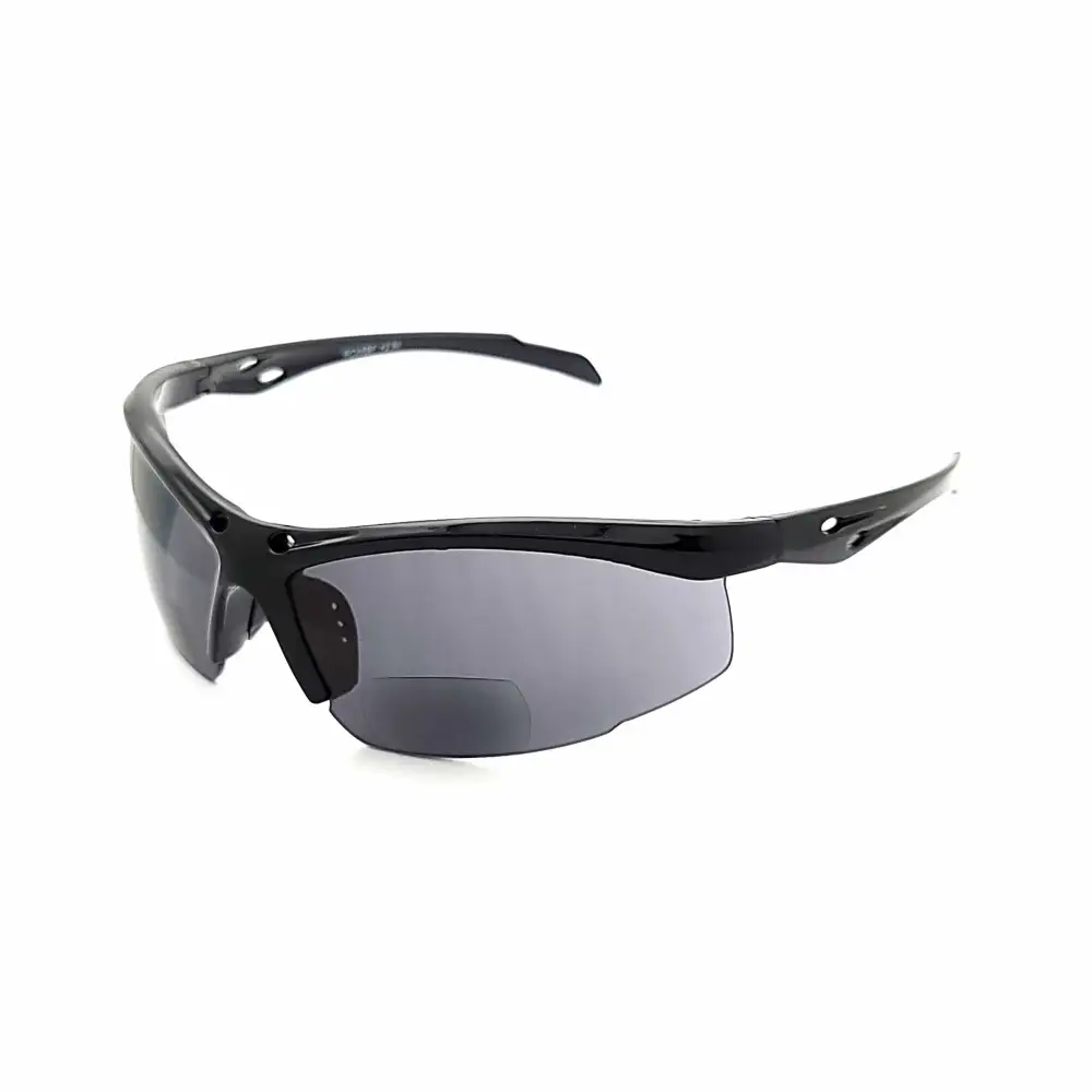 Classic Sport Wrap Bifocal Spring-Hinge Reading Sunglasses