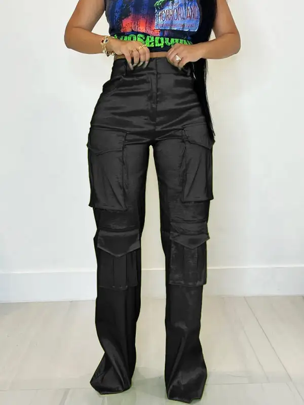 Multi Pocket Cargo Trousers Pants