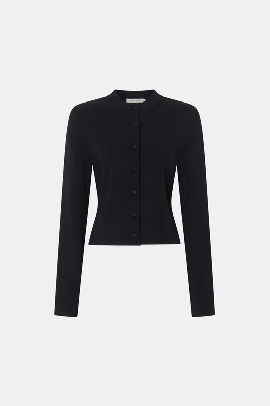 Black Knit Cardigan