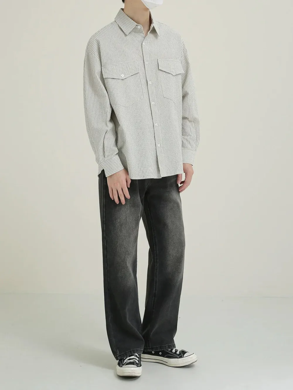 Faded Highlight Bootcut Jeans