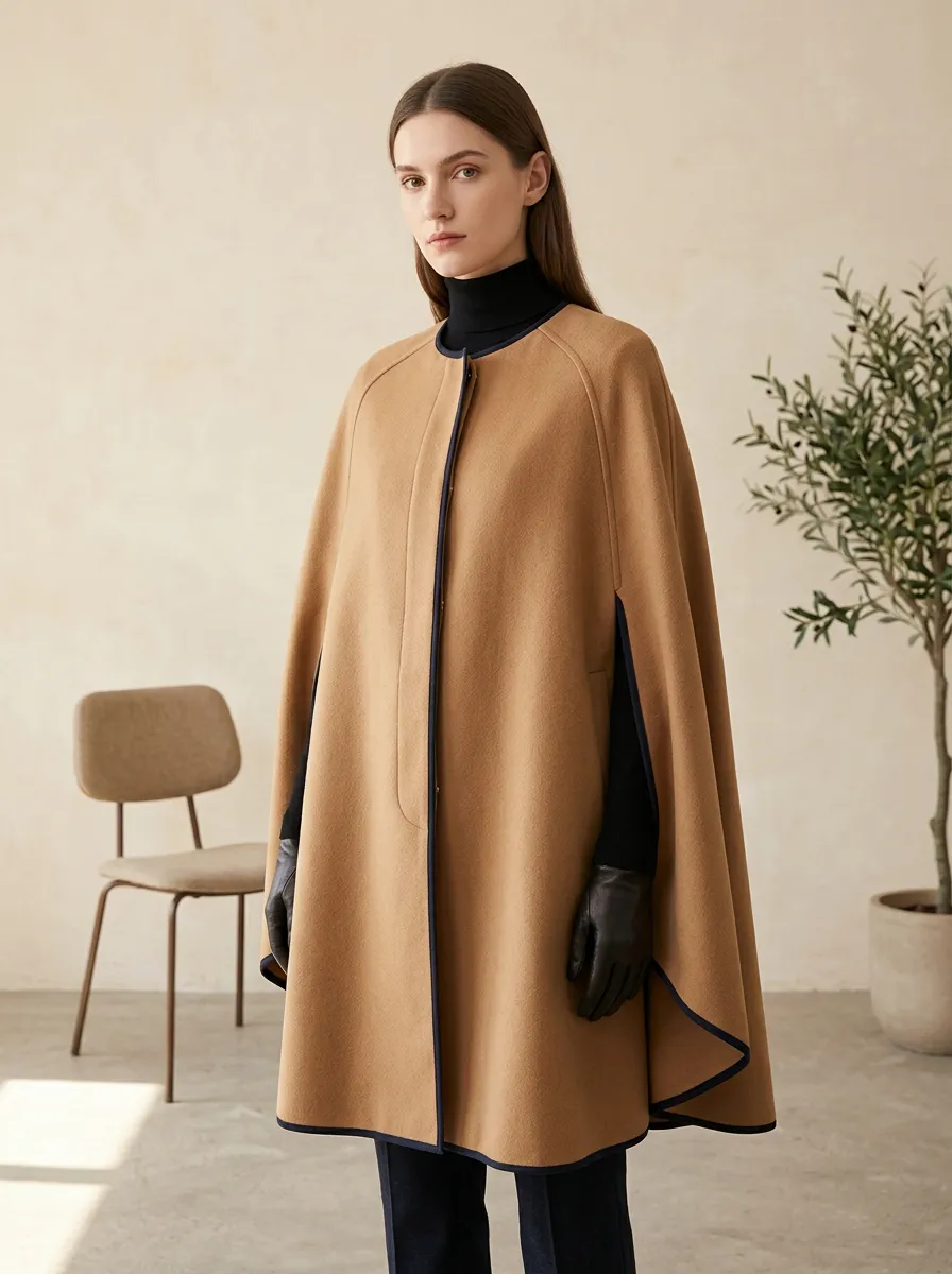Relaxed Everyday Women's Cape Poncho