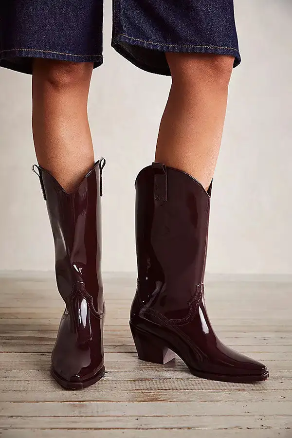 Block-Heel Boots