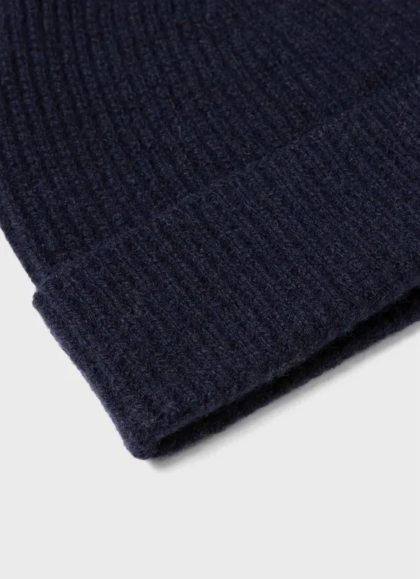 Minimalist Cuffed Knit Beanie Hat