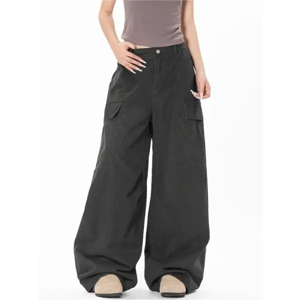 Women's Functional Wide Leg Loose Fit Cargo Pants