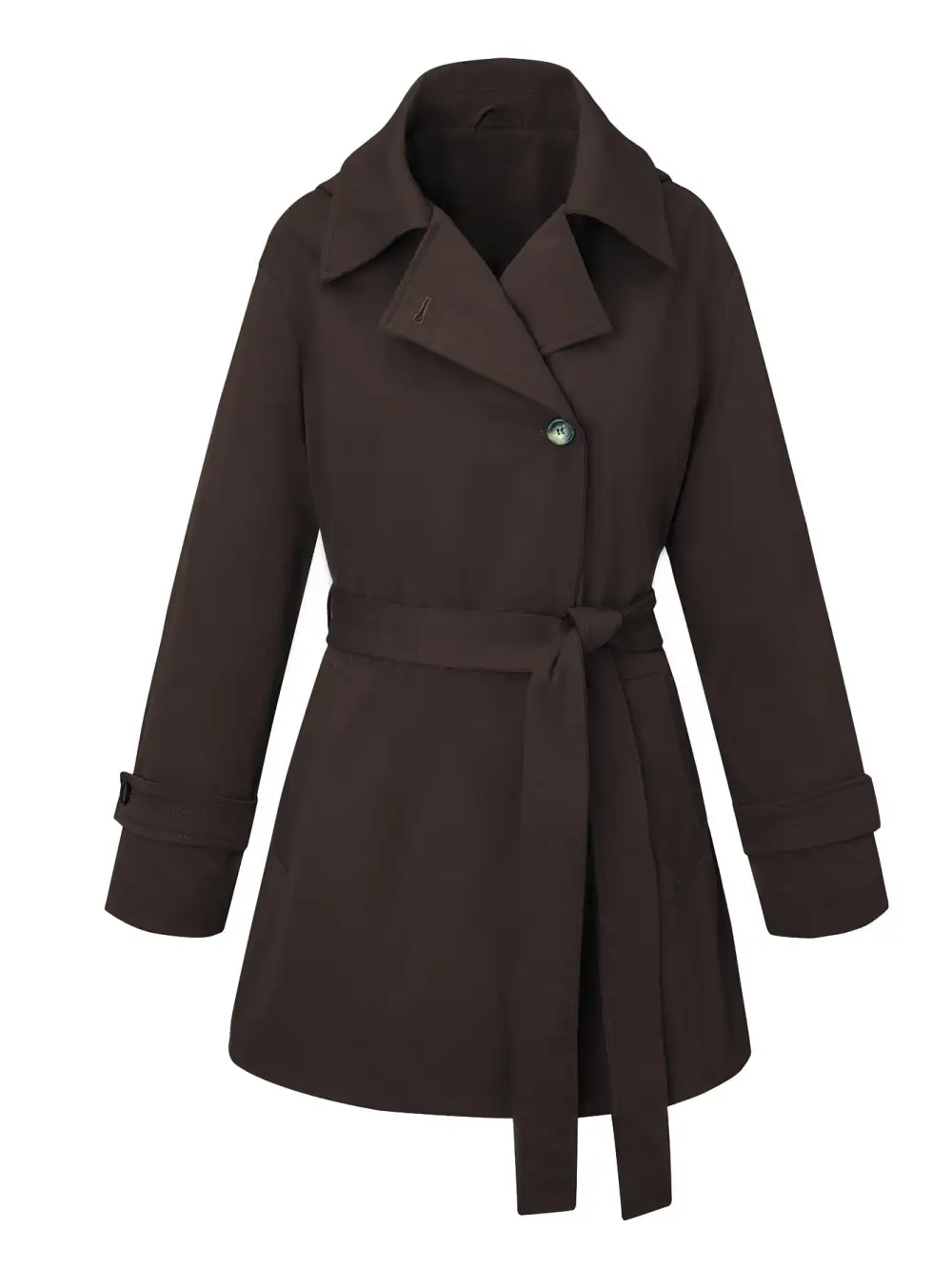 Classic Clean Line Trench Coat