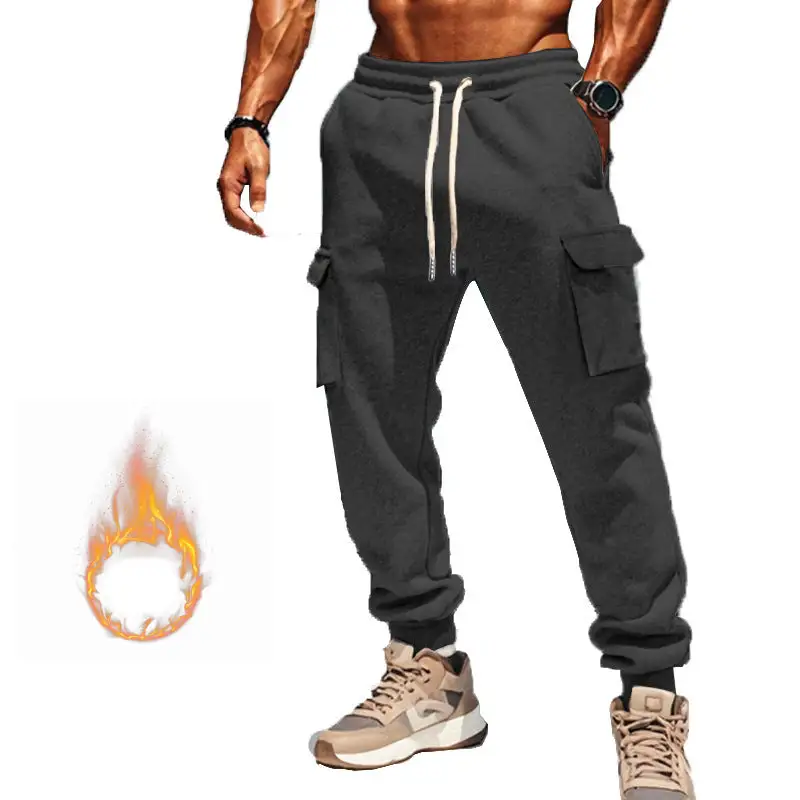 Men's o Thermo Cargo Pants Waistband Pockets Cargo Pants