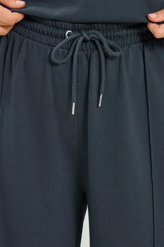 Navy Blue Sweatshirt & Jogger Set