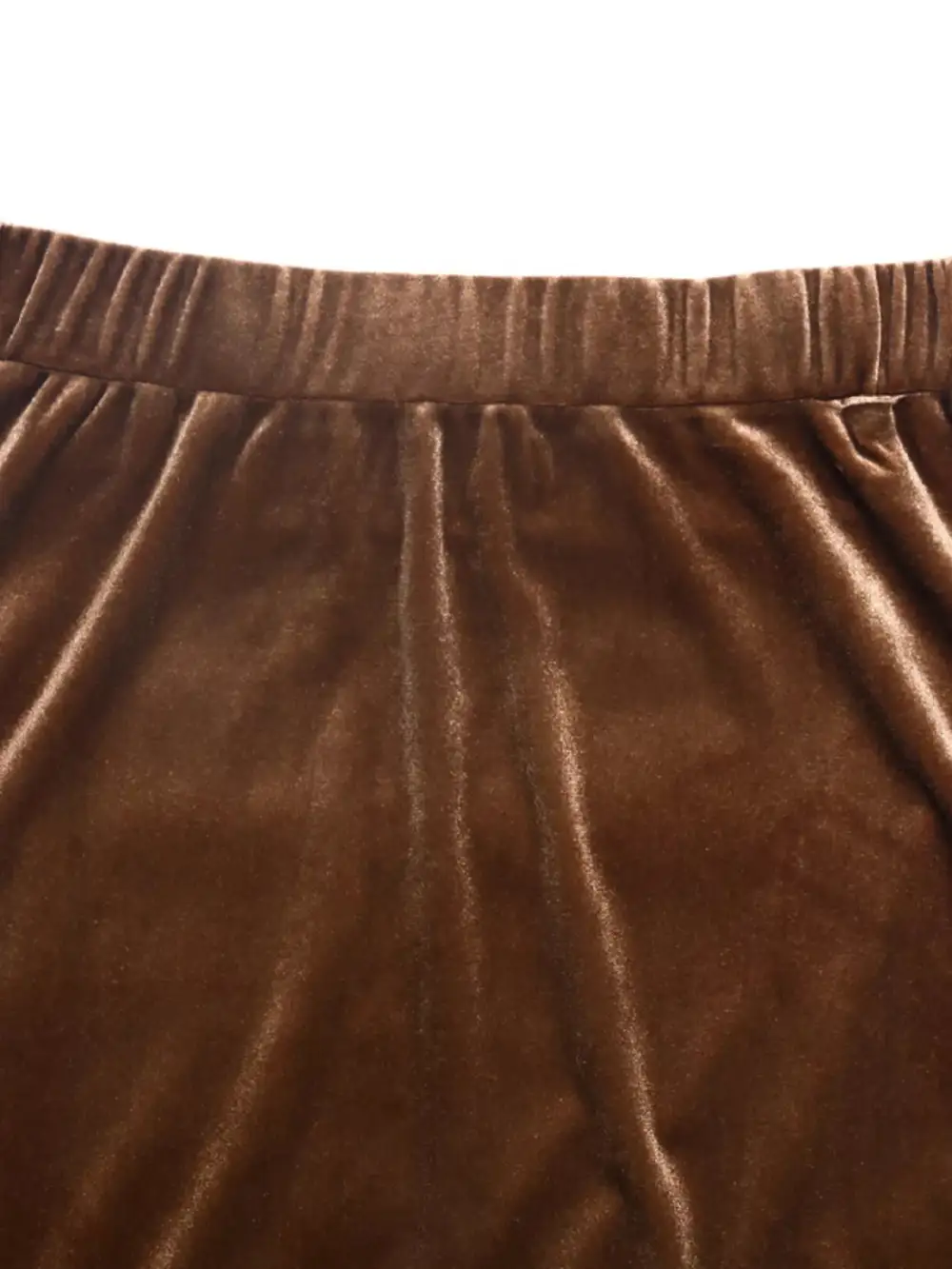 Easy Velvet Tiered Skirt
