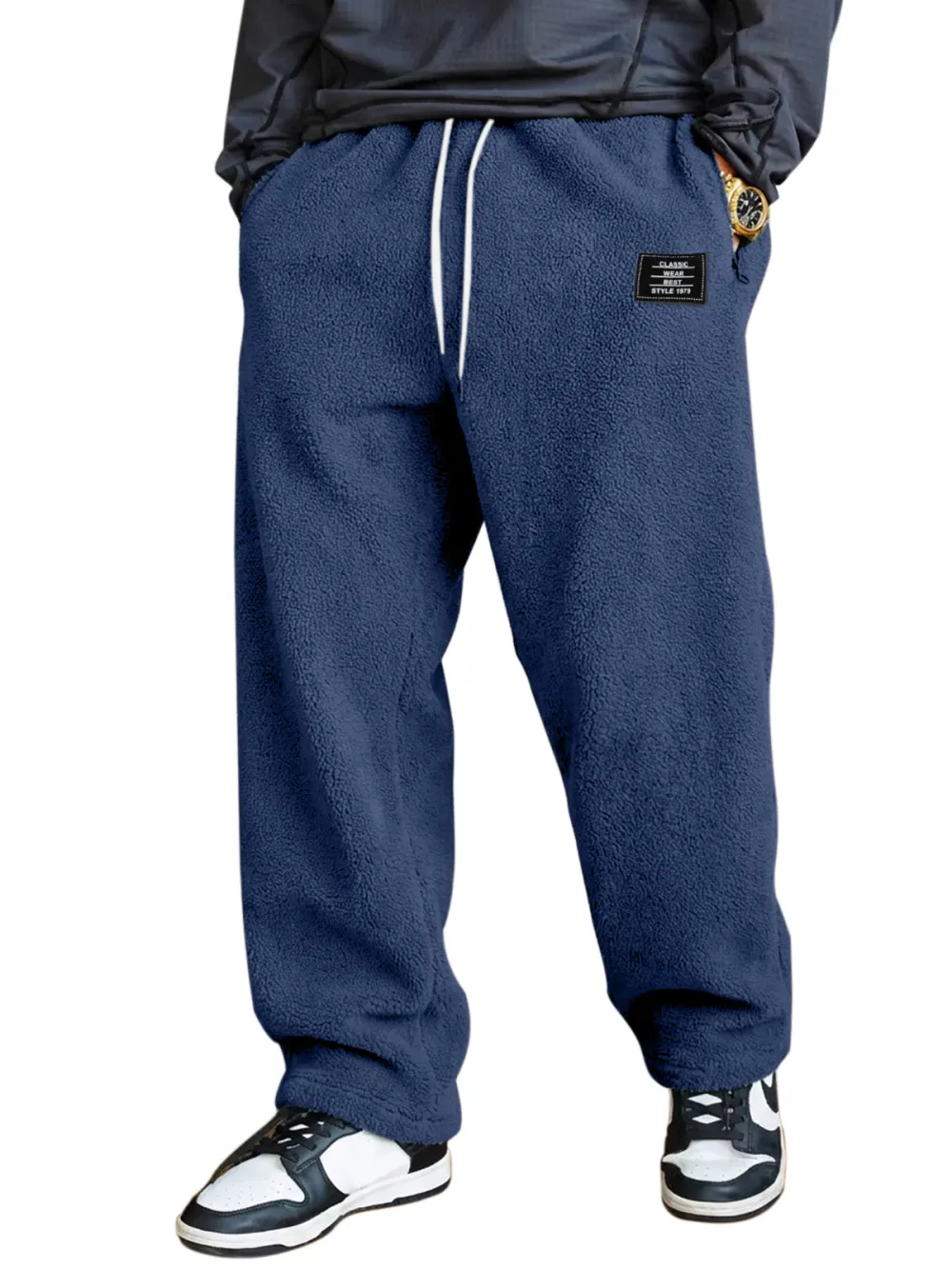 Straight Leg Relaxed Trousers