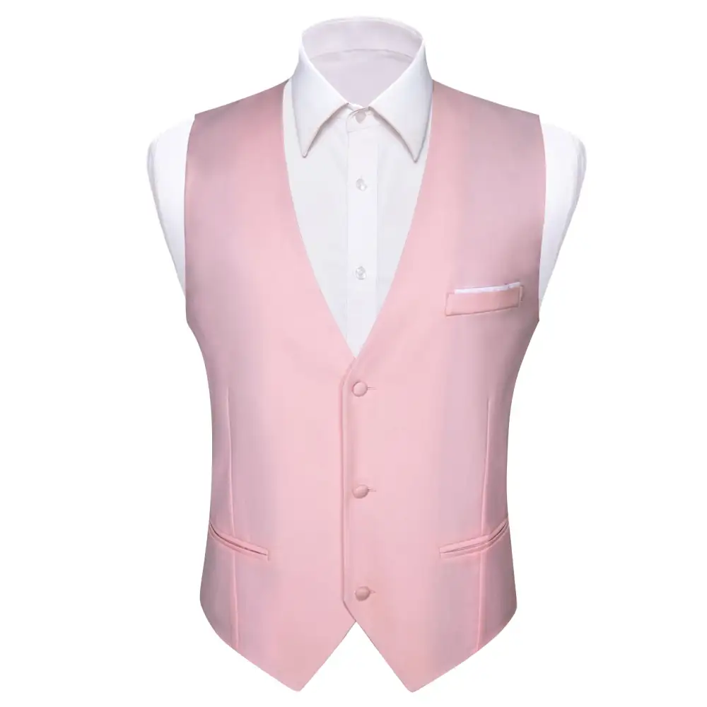 Refined Solid Slim Fit Formal Dress Vest