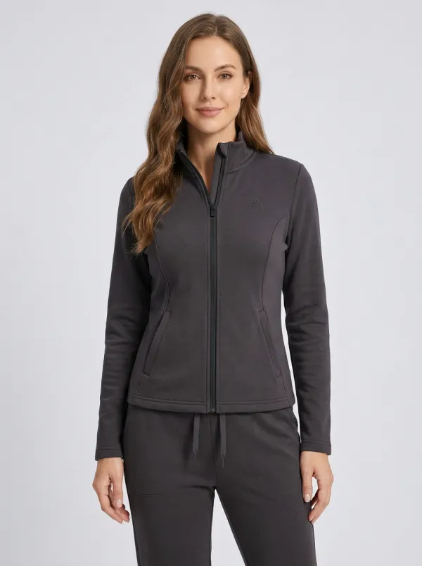 Women's Olive Green Minimalist Triangle Graphic Tracksuit