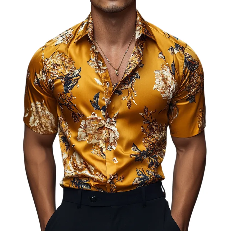 Camp Collar Woven Shirt