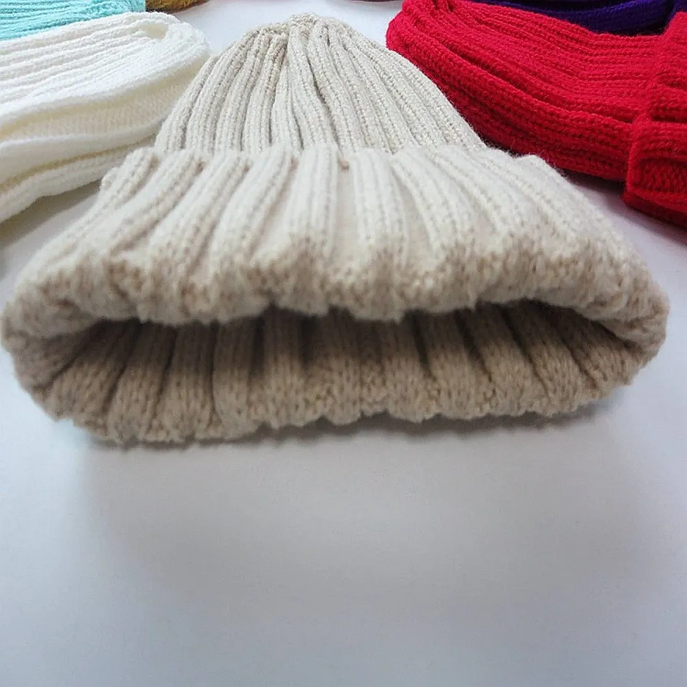 Wool Felt Knit Beanie