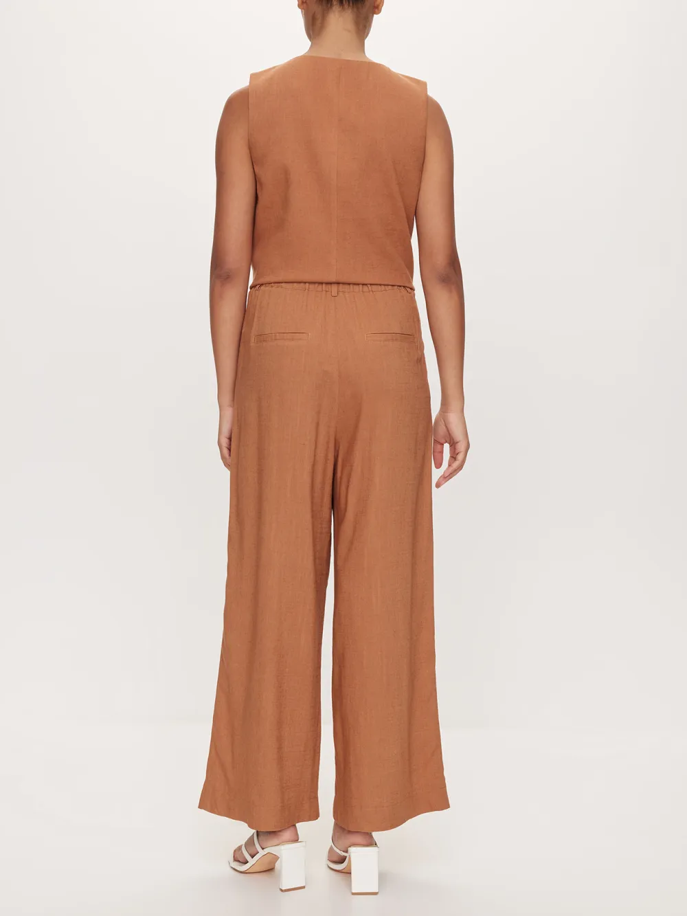 Linen Casual Wide-Leg Pants