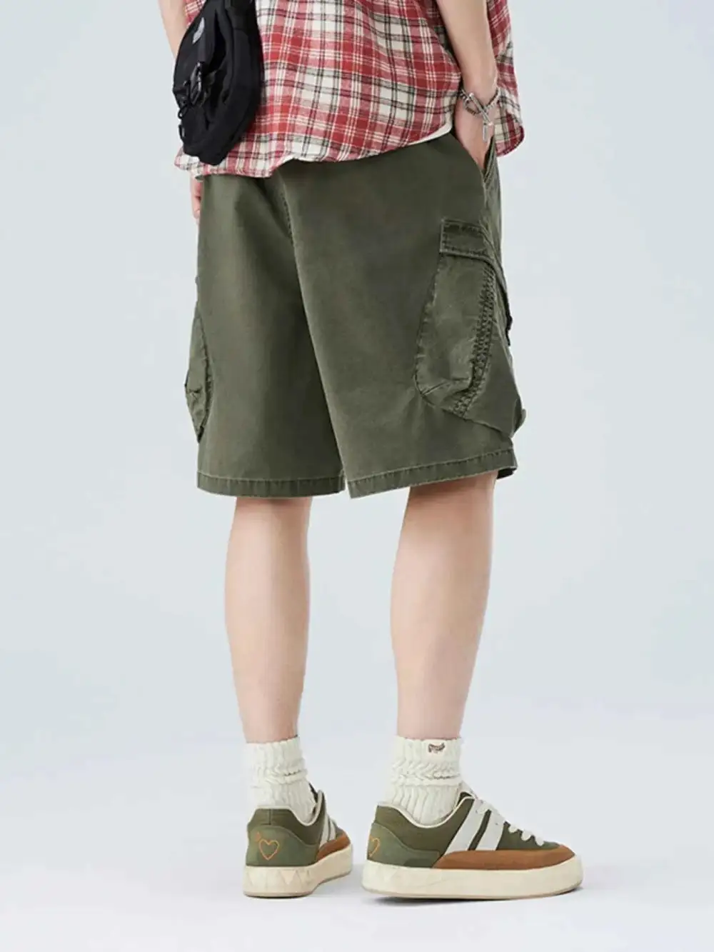 Cargo Shorts with Multiple Pockets