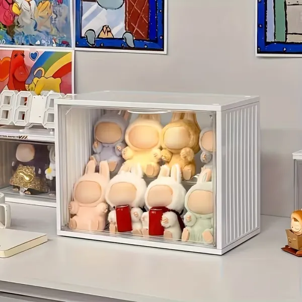Stackable Clear Acrylic Plush Toy Display Case