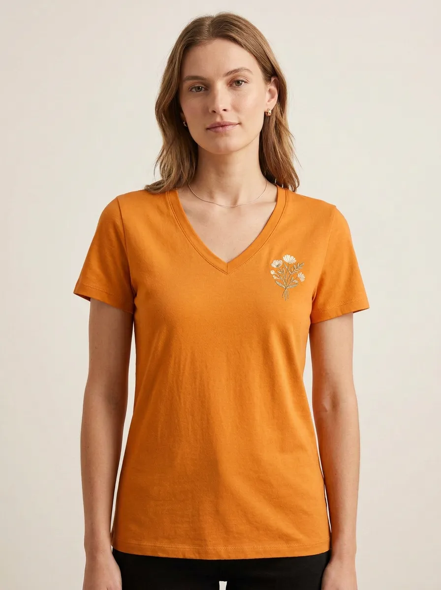 Women's Clean-Finish V-Neck T-Shirt