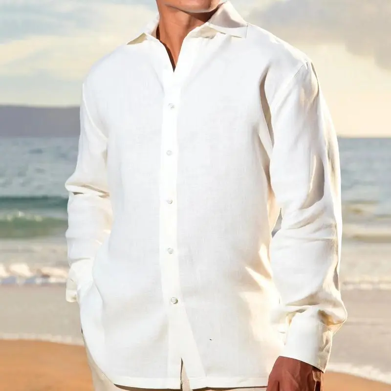 Camp Collar Woven Open Shirt