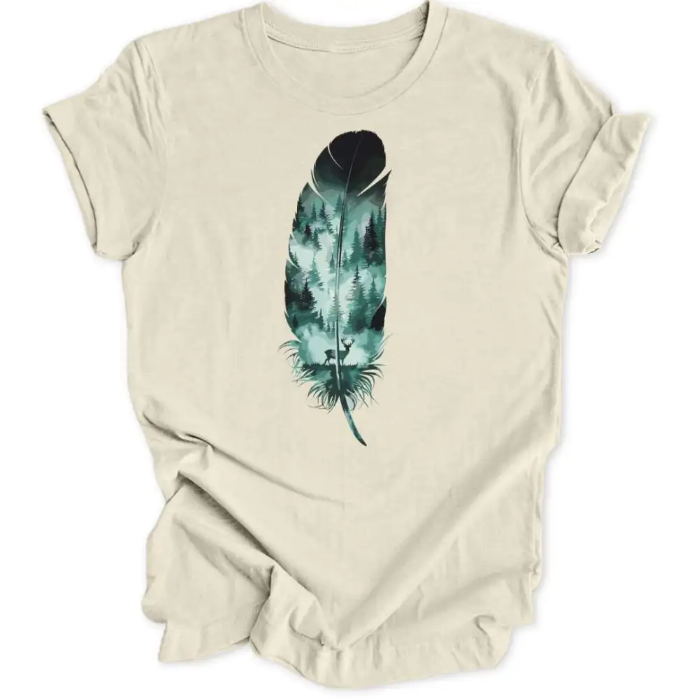 Wild Spirit Feather Unisex T-Shirt