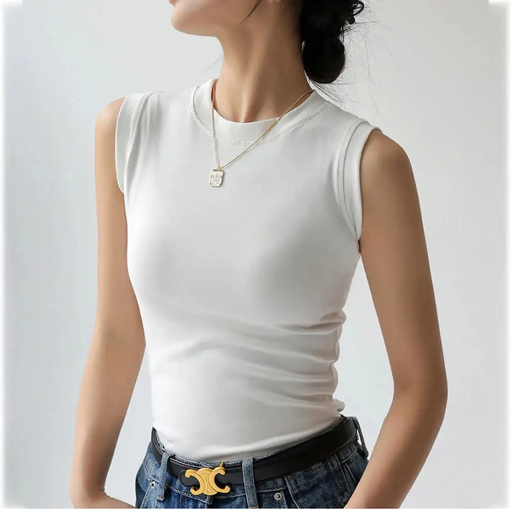 Cropped Sleeveless Tank Top