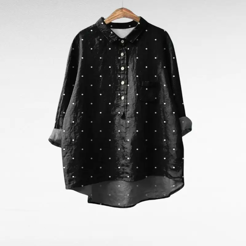 Flowy Printed Soft Tailored Top