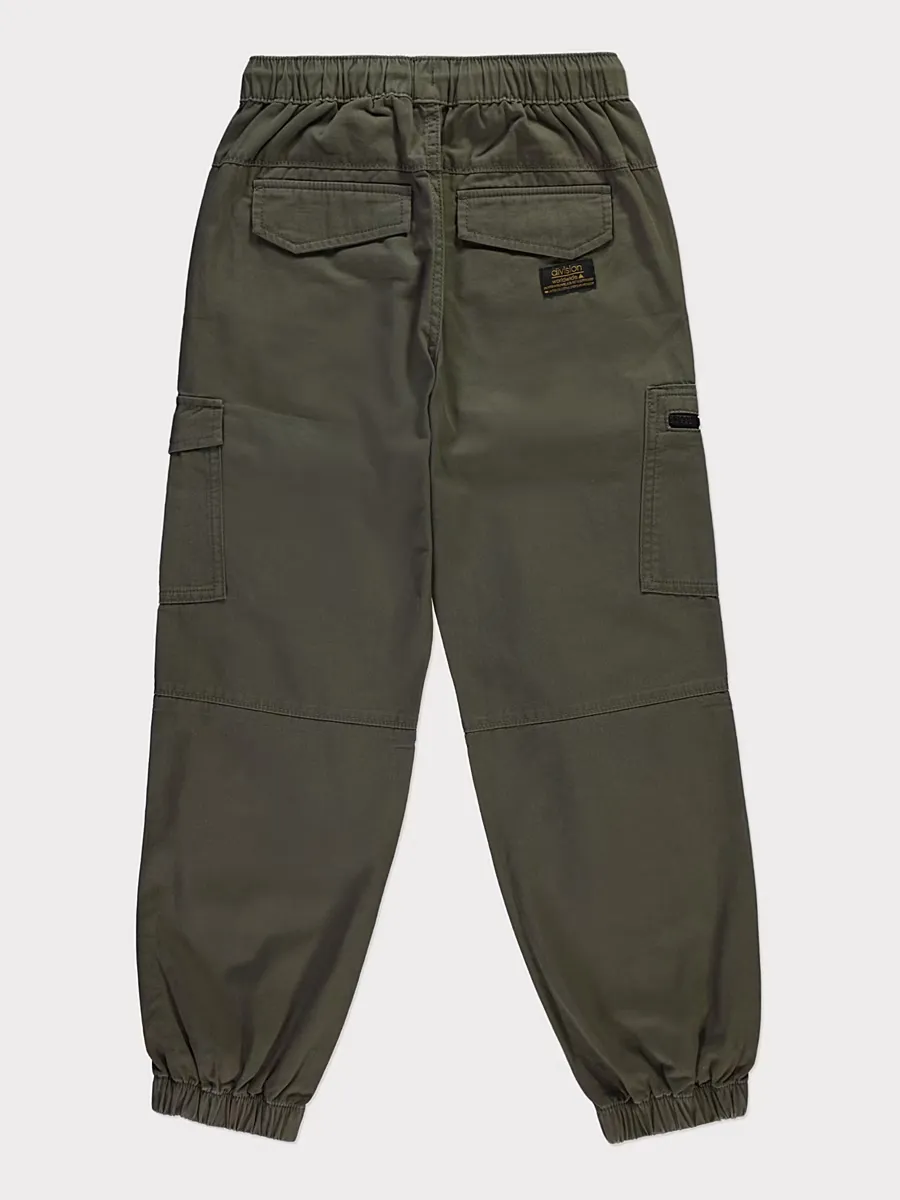 Khaki Cargo Pocket Trousers
