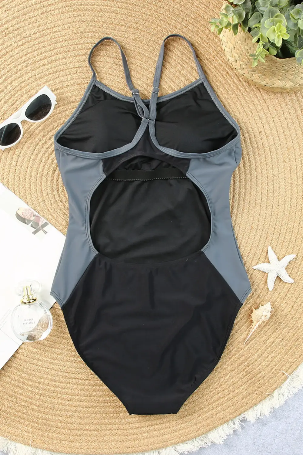 Swimwear Patchwork Bodycom Active One Pieces
