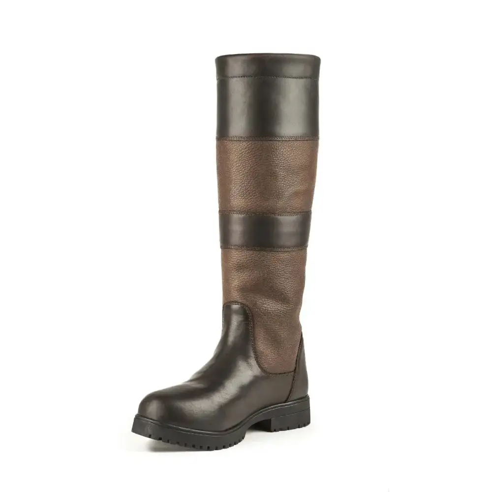 Versatile Weather-Ready Leather Riding Boots