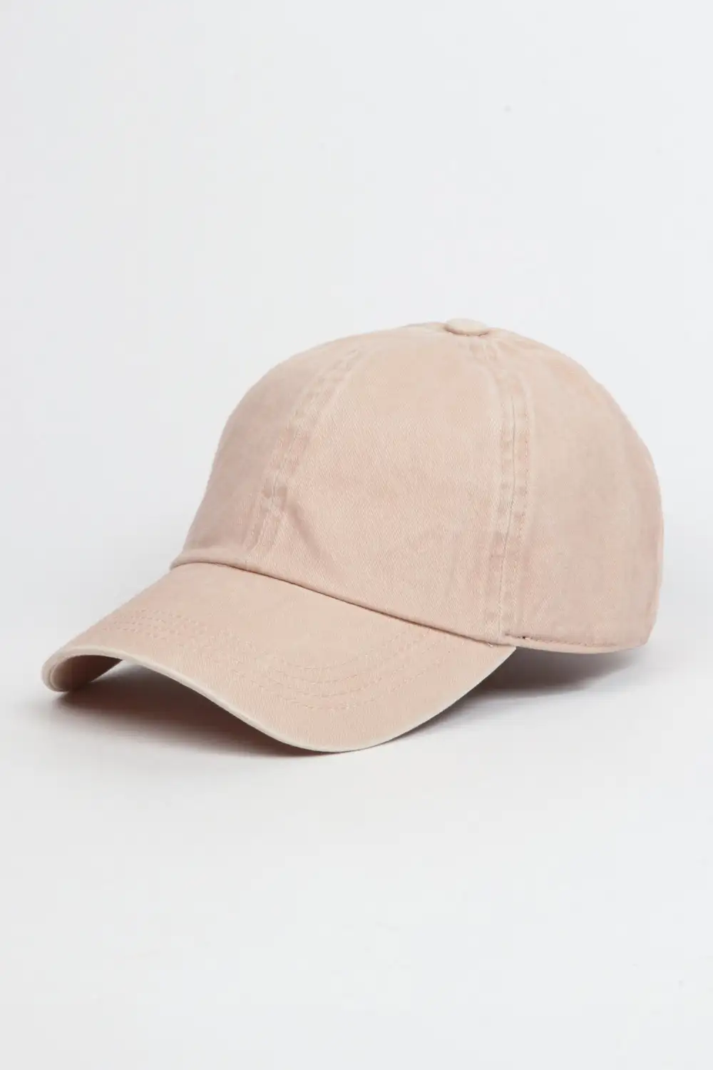 Six Panel Washed Denim Baseball Cap