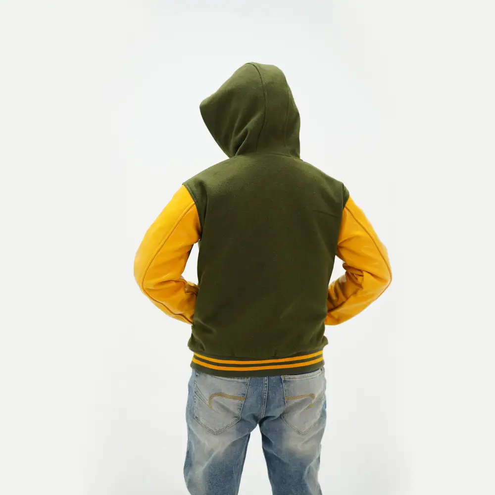 Hooded Wool Coach Jacket