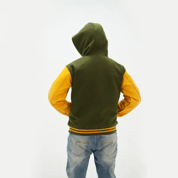 Hooded Wool Coach Jacket
