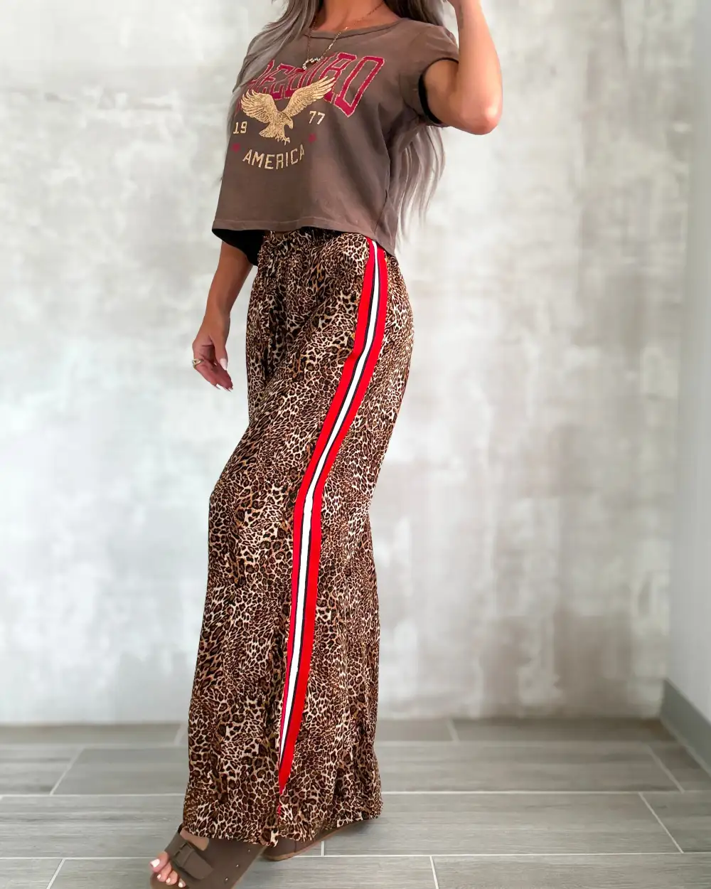 Modern Classic Leopard-Print Pants