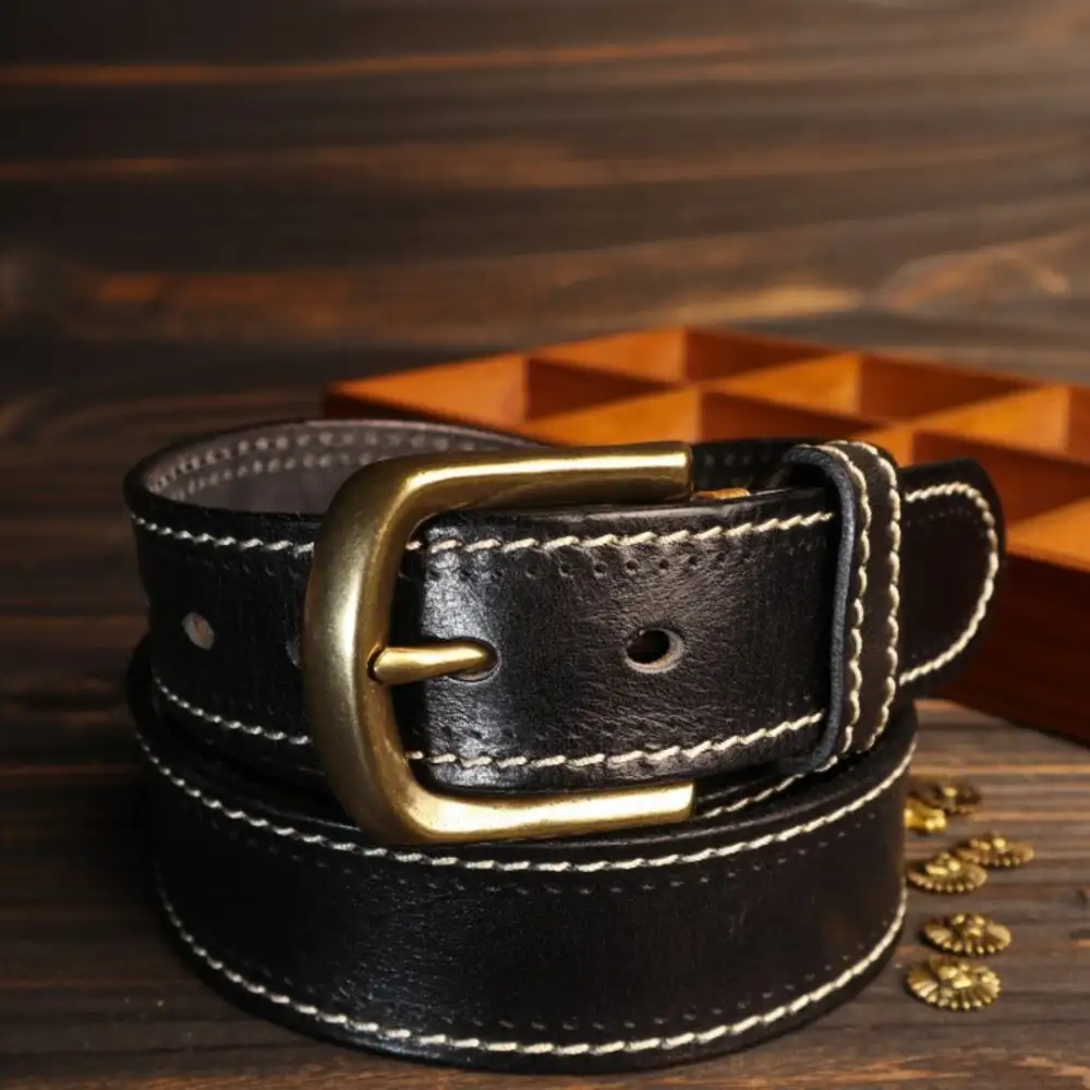 Stitched Leather Belt