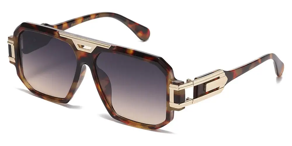 Structured Unisex Aviator Sunglasses