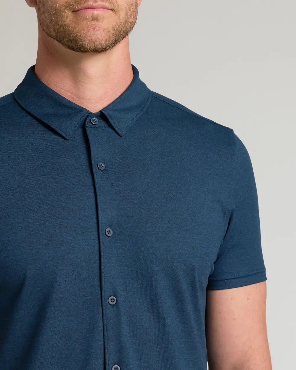 Daily Comfort-Knit Men's Casual Shirt