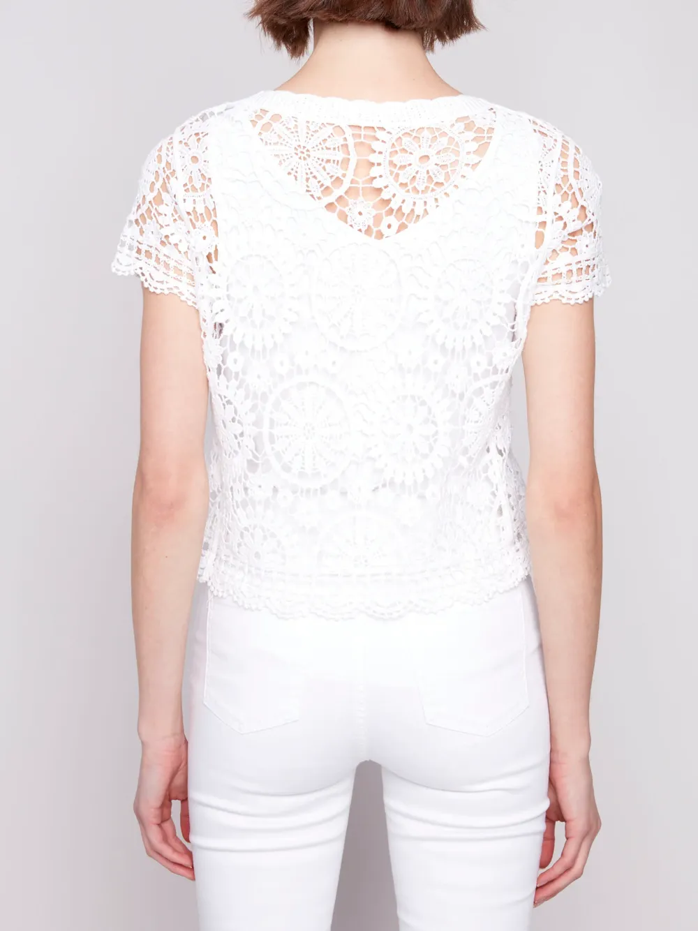 Versatile Girlish Artistic Hollow Top