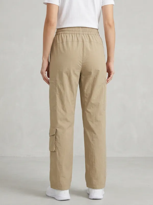 Relaxed Drawstring Outdoor Breathable Cargo Pants