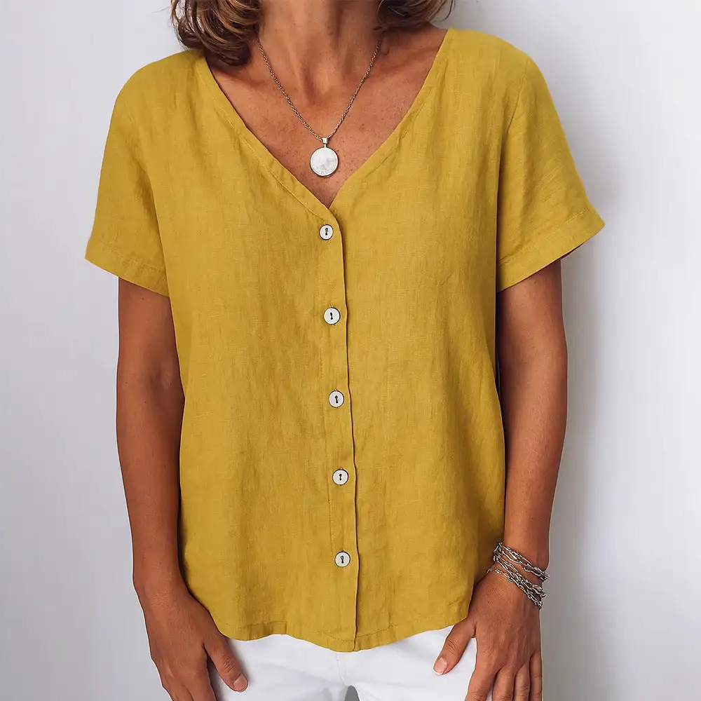 Balanced Linen Blouse