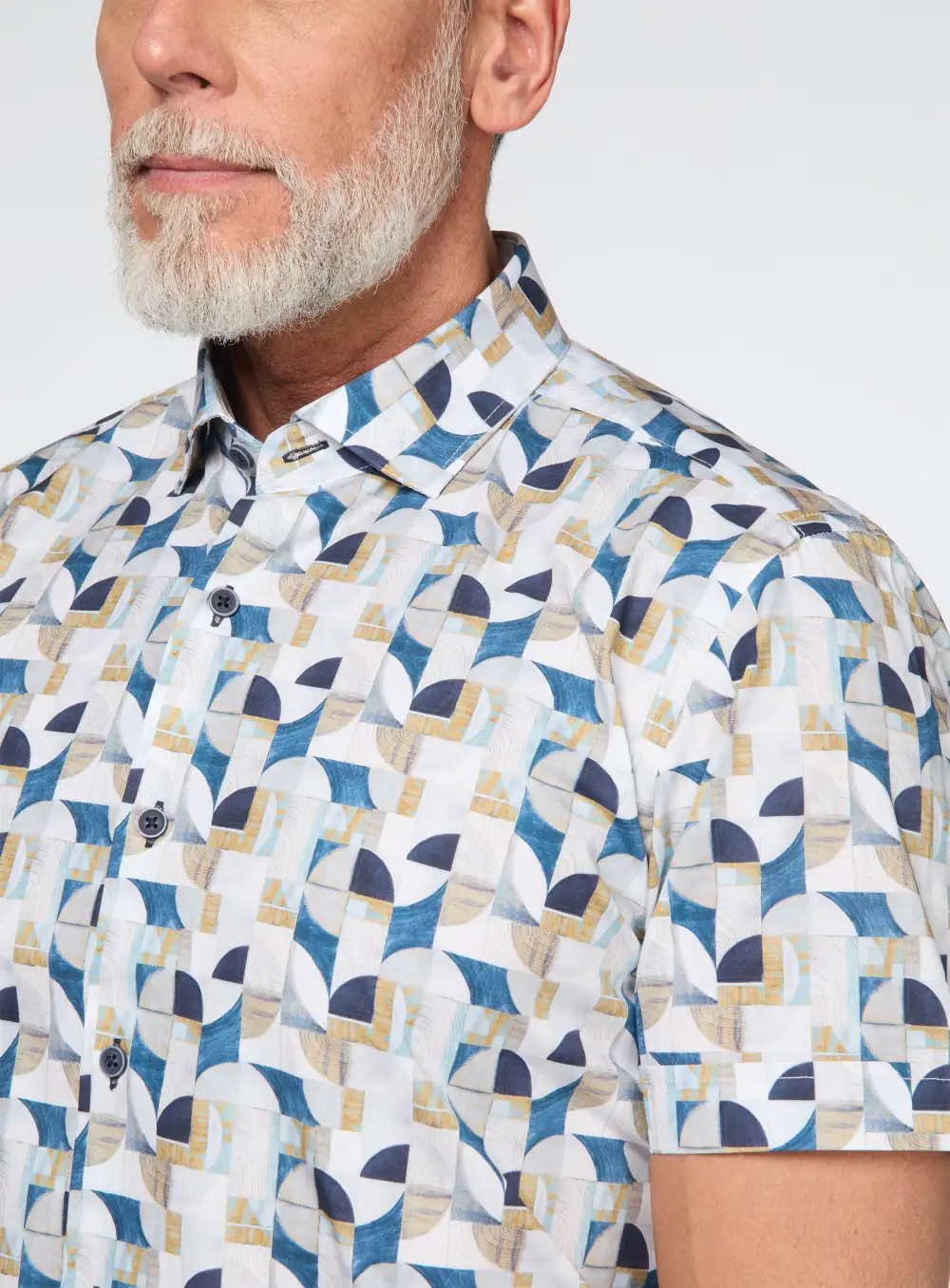 Retro Geo Poplin Shirt