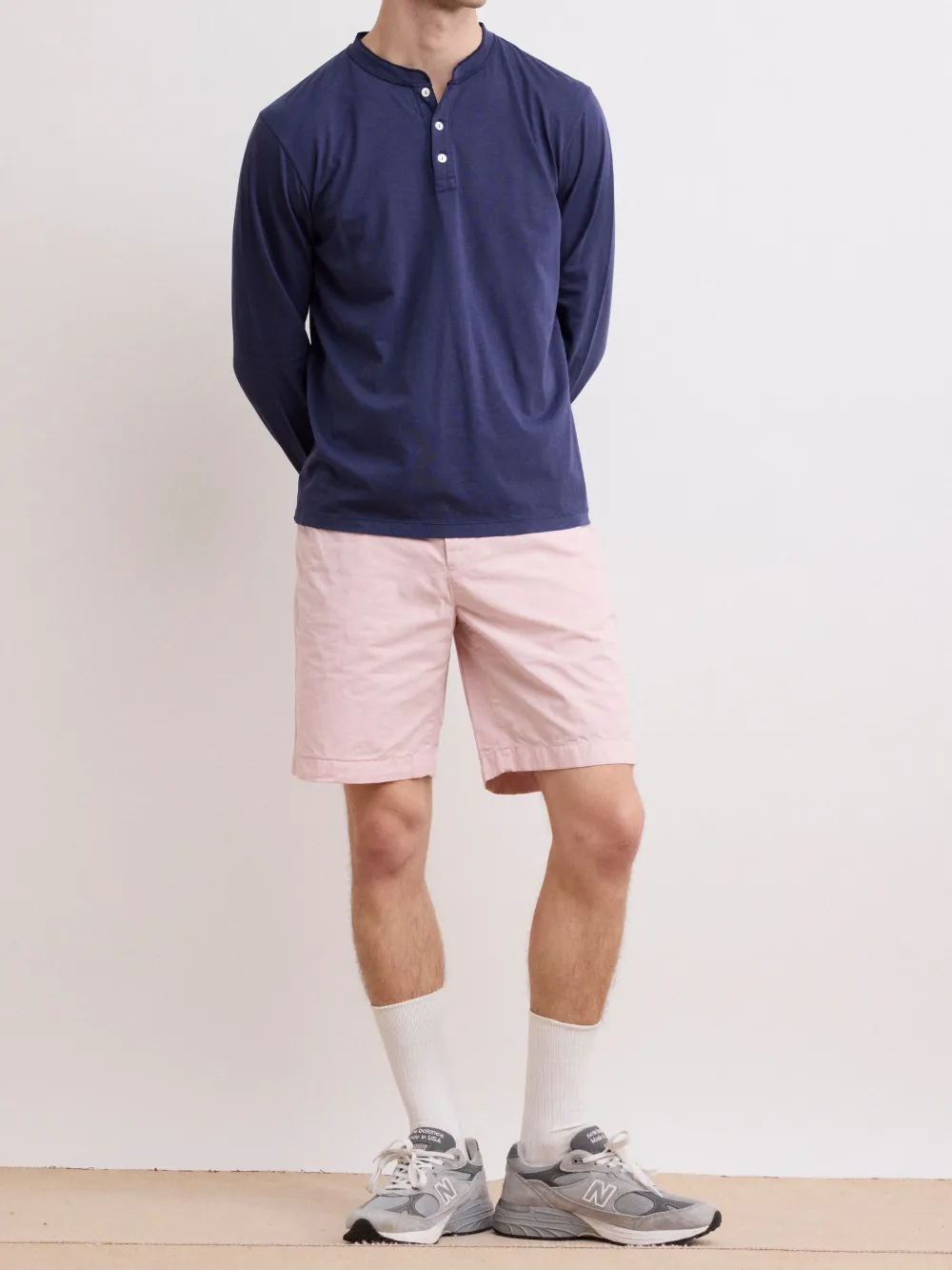 Casual Style Men's Faded Pink Shorts