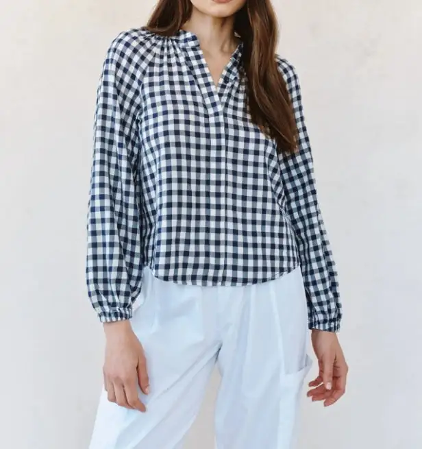Long Sleeve Button Front Shirt