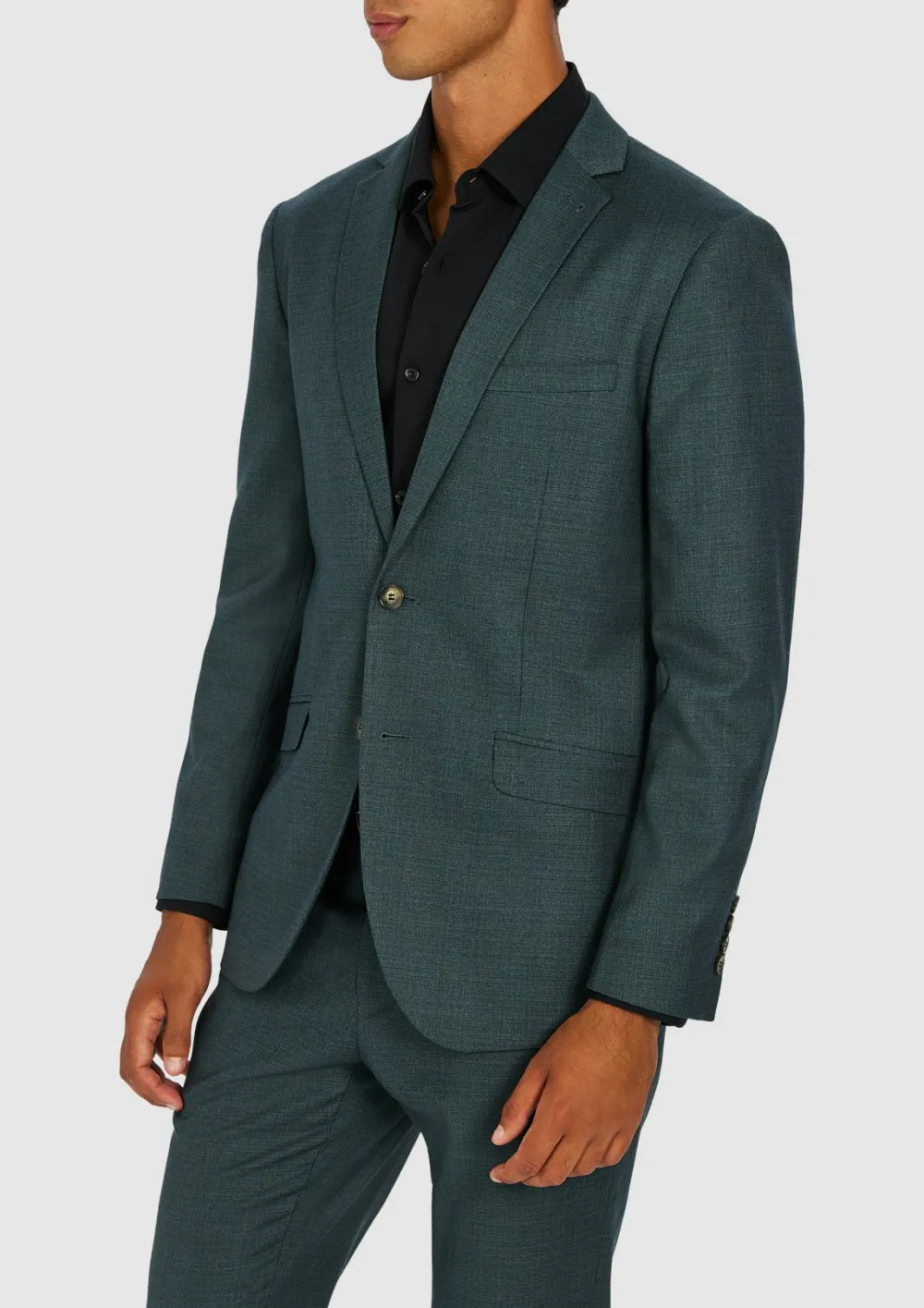 Classic Noble And Mature Dark Green Suit