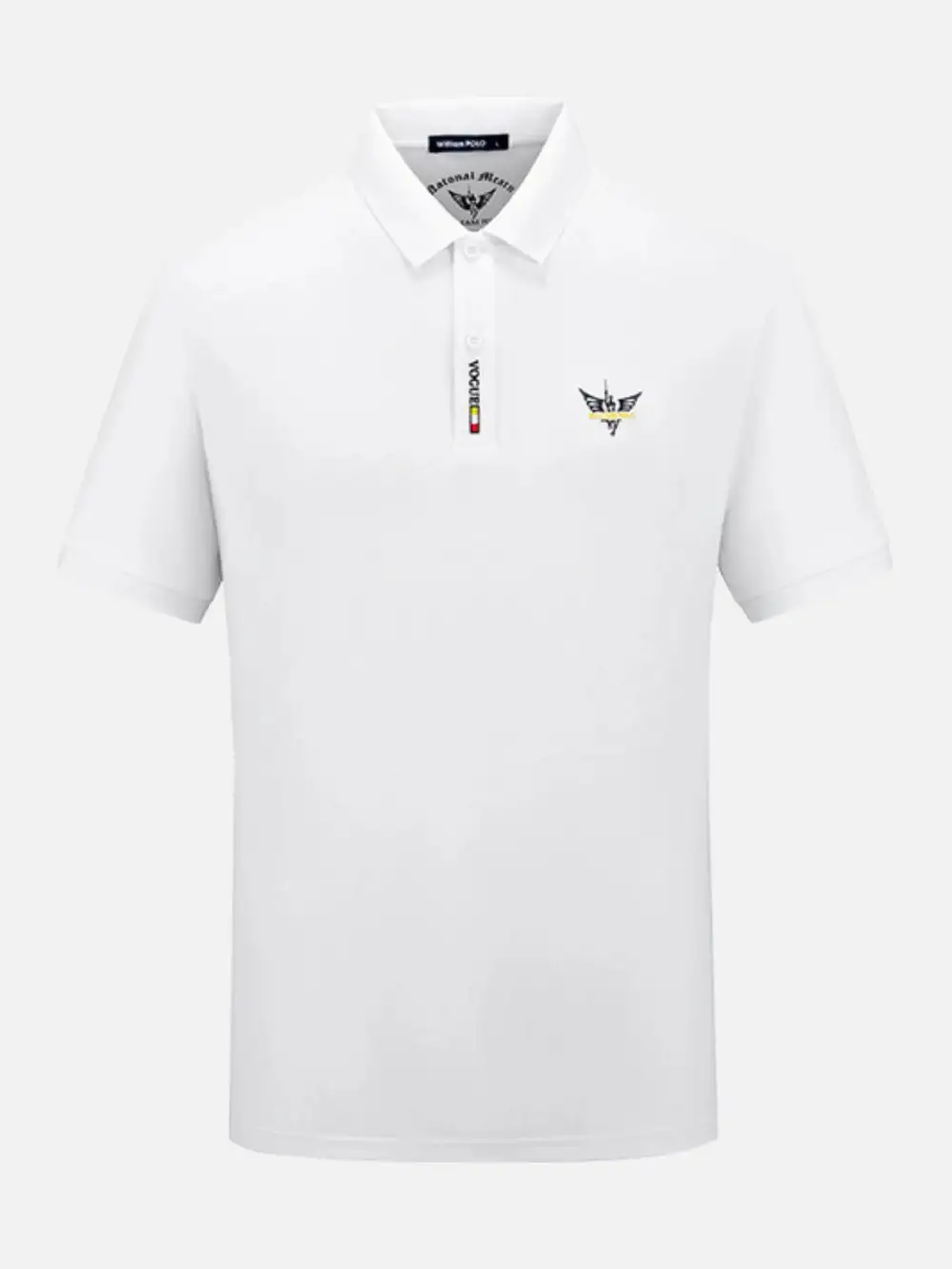 Pocket Detail Short Sleeve Collared Polo Shirt