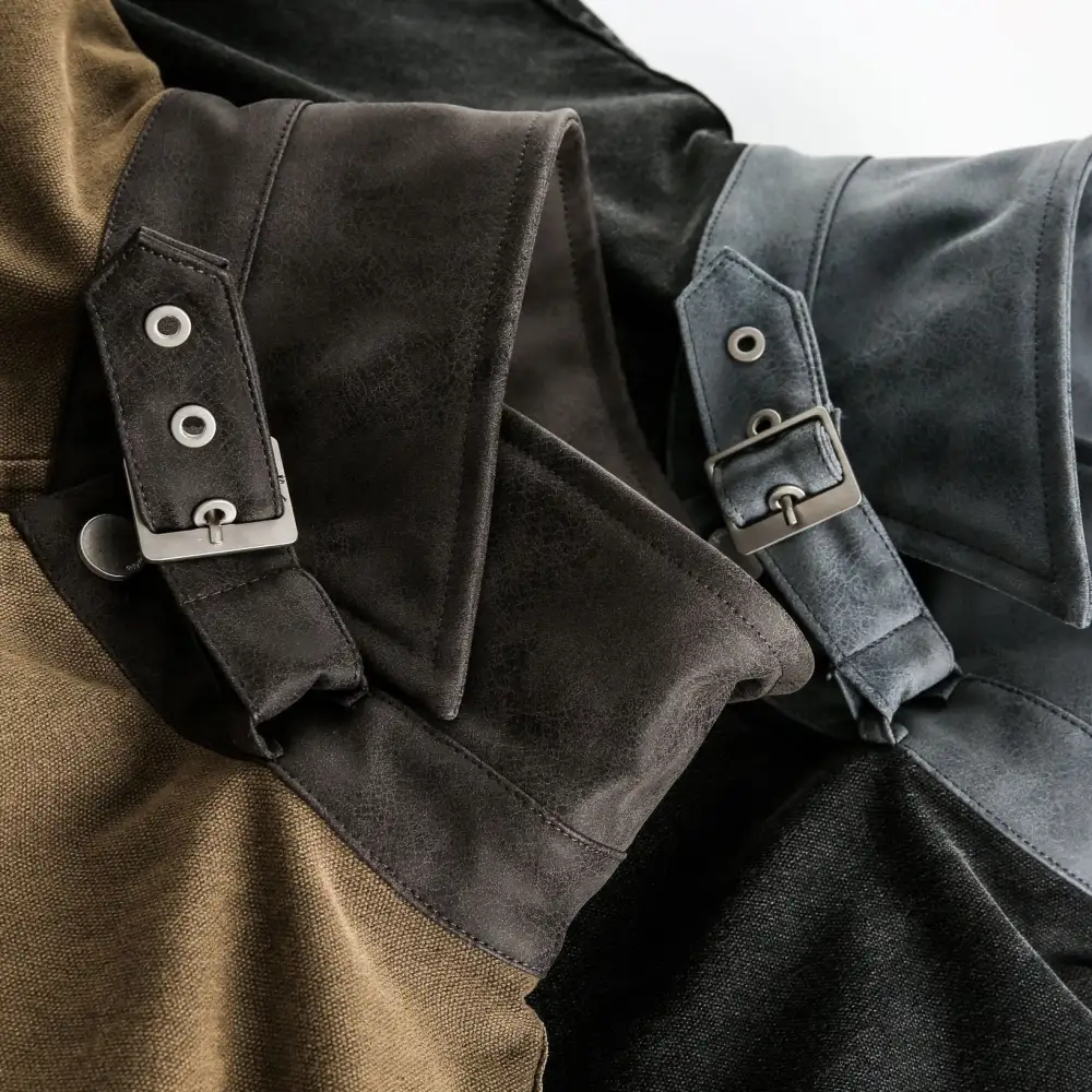 Buckle Collar Utility Jacket