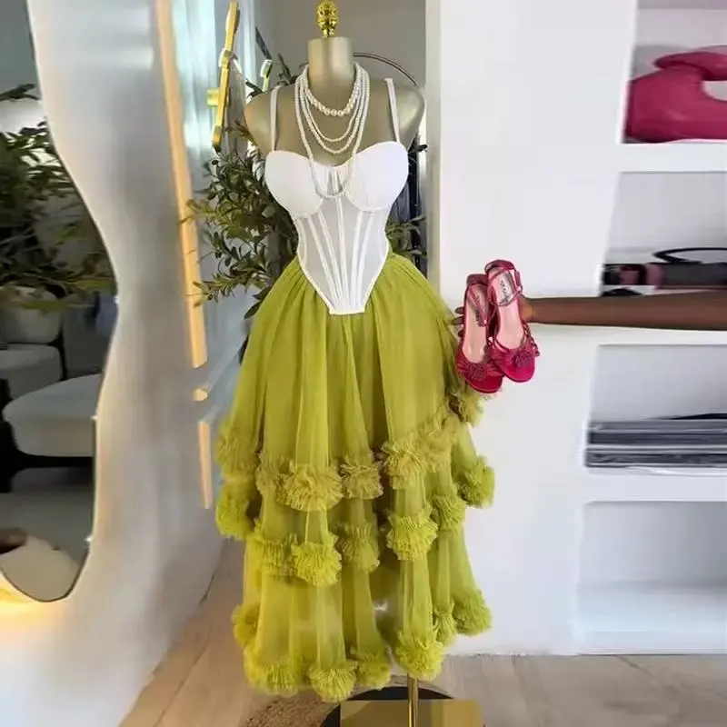 Casual Camisole Top And Irregular Skirt Set, Summer Two-Piece Outfit