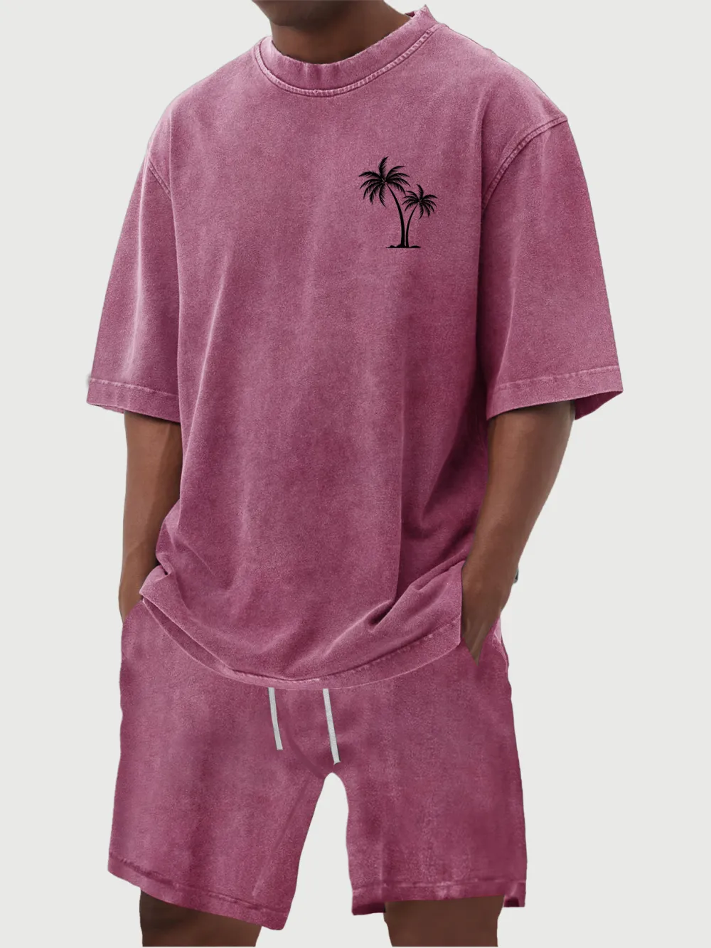 Layered Garment Washed Set