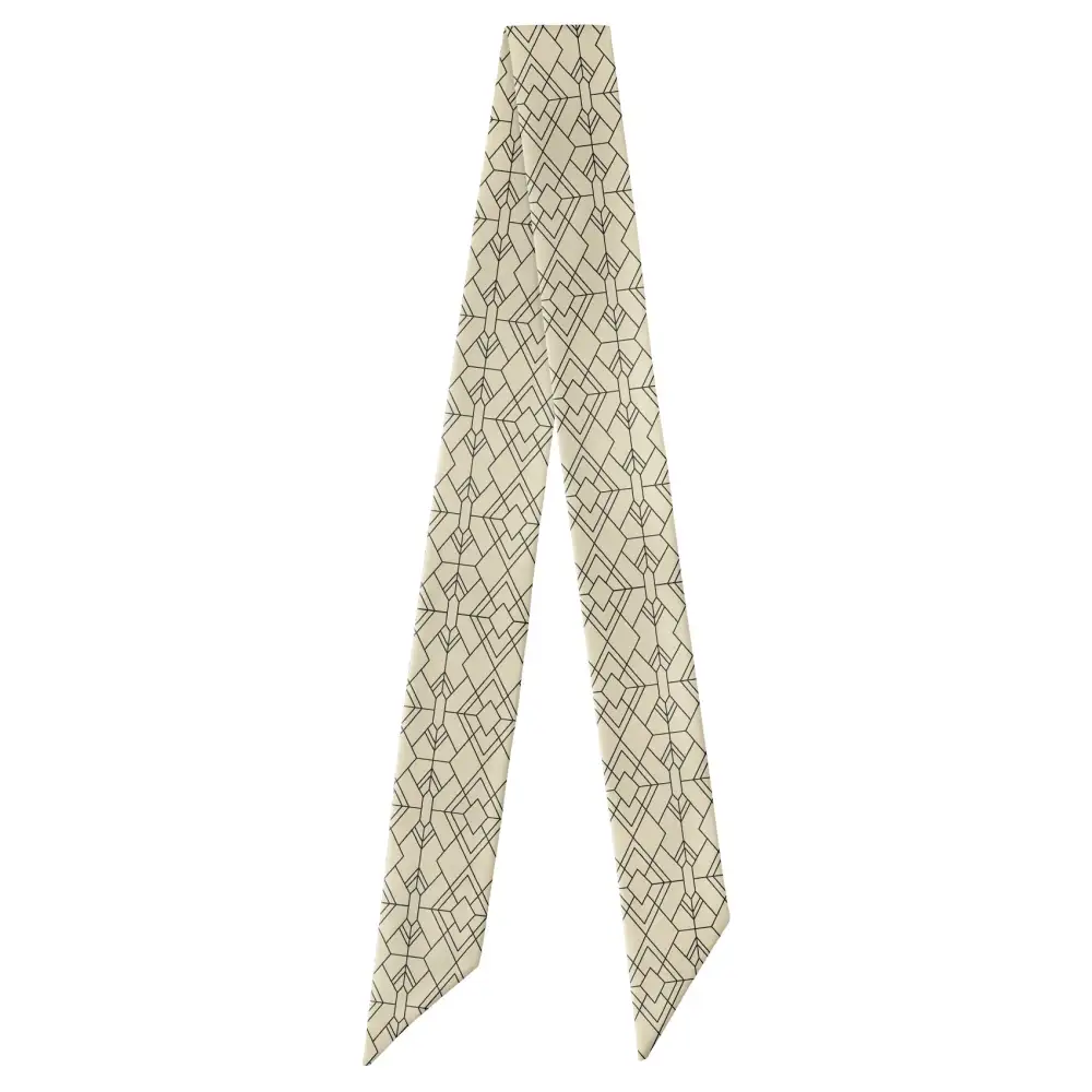 Vintage Deco Pattern Hair Scarf