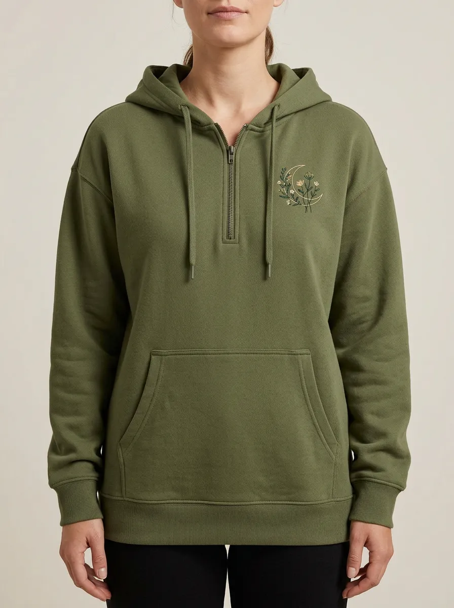 Women's Zip-Front Hooded Sweatshirt